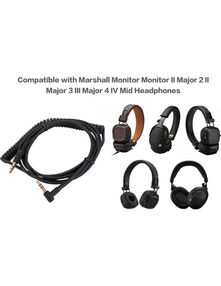 Cable de Audio UNCLE LIGHT 1.2m para Auriculares Marshall