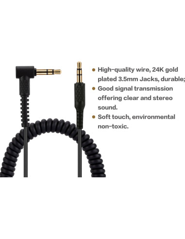 Cable de Audio UNCLE LIGHT 1.2m para Auriculares Marshall