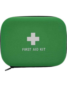 Estuche Duro de Primeros Auxilios EVA Jipemtra Verde 17.2x13.5cm 2