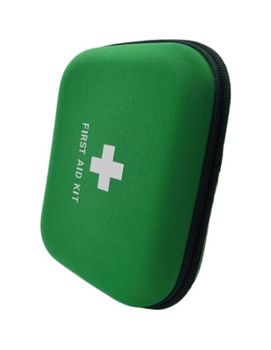 Estuche Duro de Primeros Auxilios EVA Jipemtra Verde 17.2x13.5cm