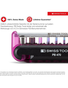 Multiherramienta PB Swiss Tools 11 en 1 Púrpura 470 2