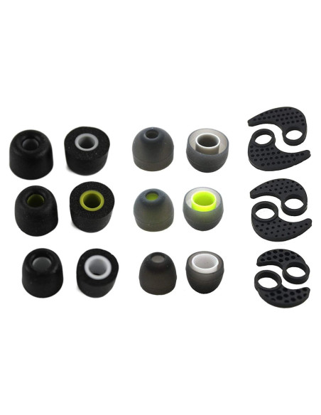 Accesorios Zotech para Auriculares JayBird BlueBuds X/X2/X3 - 3 Espumas, 3 EarFINS, 3 Gomas Accesorios Zotech para Auriculares JayBird BlueBuds X/X2/X3 - 3 Espumas, 3 EarFINS, 3 Gomas