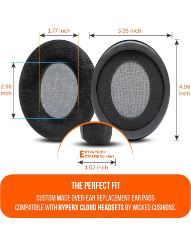 Almohadillas WC StealthZ Cloud para HyperX Cloud - Comodidad y Precisión