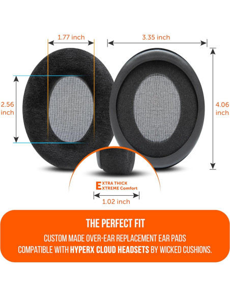 Almohadillas WC StealthZ Cloud para HyperX Cloud - Comodidad y Precisión