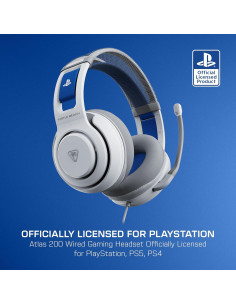 Auricular para Juegos Turtle Beach Atlas 200 - Blanco, 50 mm 2