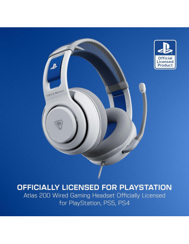 Auricular para Juegos Turtle Beach Atlas 200 - Blanco, 50 mm
