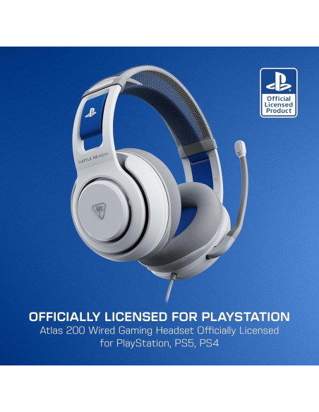 Auricular para Juegos Turtle Beach Atlas 200 - Blanco, 50 mm