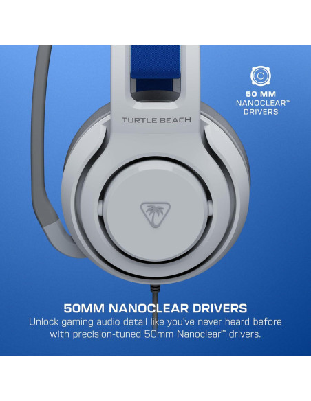 Auricular para Juegos Turtle Beach Atlas 200 - Blanco, 50 mm