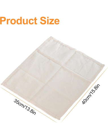 Gasa para prensa de tofu Noya 40x35 cm 2 capas