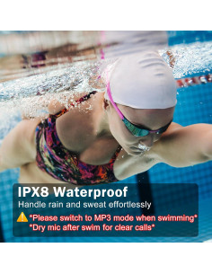 Auriculares de Conducción Ósea MARLALL S800 IP68 para Nadar 2