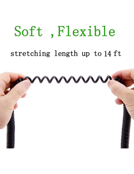 Cable de Audio Enrollado FAAEAL 4.5m para Auriculares Audio-Technica