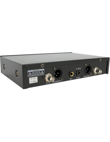 Sistema de micrófono inalámbrico dual UHF Rockville RWM81U