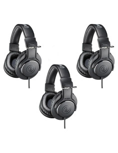 Auriculares de Monitoreo Profesional Audio-Technica ATH-M20x - 15-20kHz, 3 Piezas