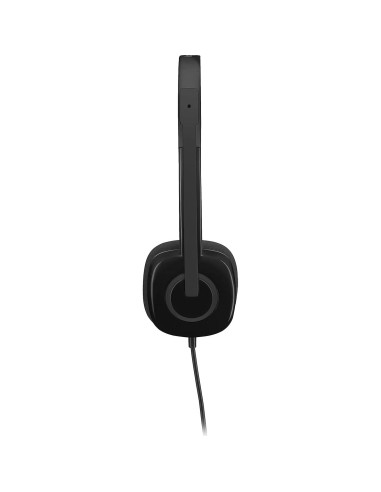 Auriculares Estéreo Logitech H151 con Micrófono y Control de Volumen