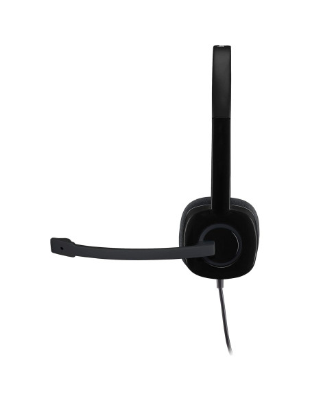 Auriculares Estéreo Logitech H151 con Micrófono y Control de Volumen