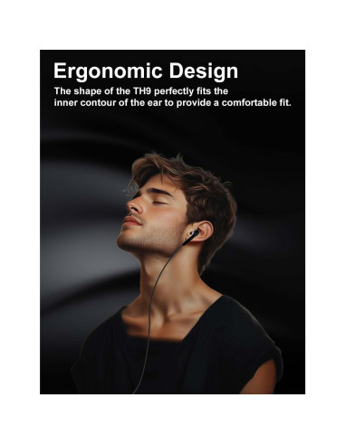 Auriculares USB C MAS CARNEY TH9 con Micrófono, Compatibles con iPhone y Samsung