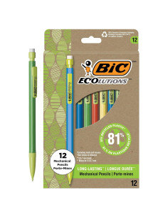Lápiz Mecánico BIC ReVolution 0.7mm Reciclado Paquete 1