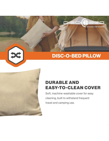 Almohada de Viaje Compacta Disc-O-Bed 50308 Capuchino