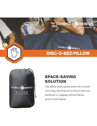 Almohada de Viaje Compacta Disc-O-Bed 50308 Capuchino