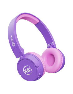 Auriculares Bluetooth Contixo KB5 Niños Plegables 85dB Púrpura