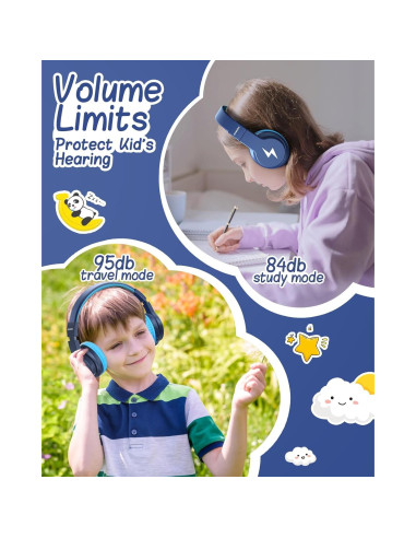 Auriculares Bluetooth Inalámbricos Seenda JCH-01 Niños 45H Azul