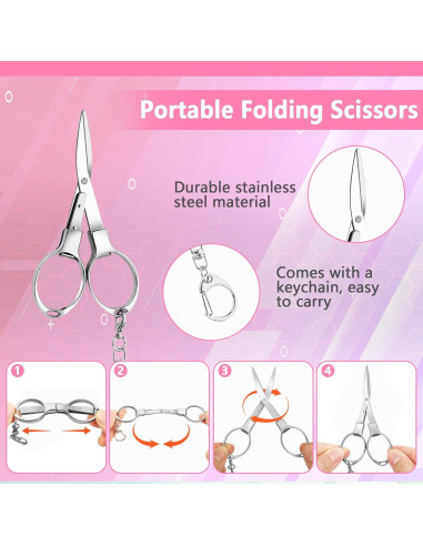 Set de Accesorios de Insignia de Enfermera Uaimvie 6 Pcs Lazo Rosa