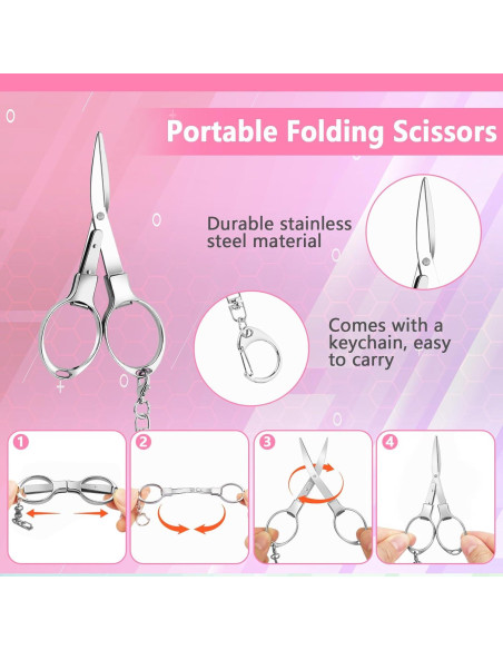 Set de Accesorios de Insignia de Enfermera Uaimvie 6 Pcs Lazo Rosa