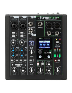 Mezclador Analógico Mackie ProFX6v3+ 6 Canales USB Bluetooth