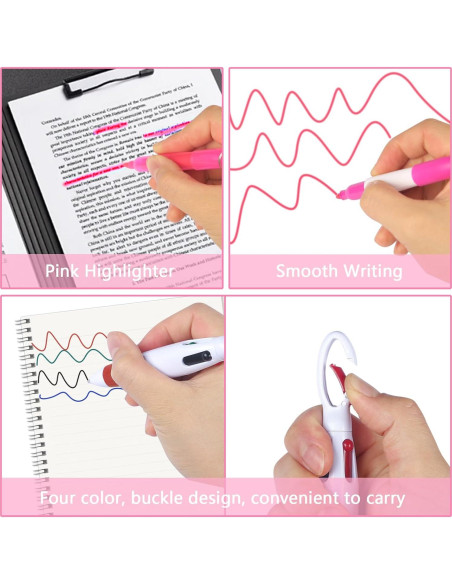 Set de Accesorios de Insignia de Enfermera Uaimvie 6 Pcs Lazo Rosa