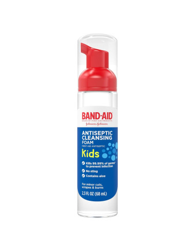 Espuma Limpiadora Antiséptica Band-Aid para Niños 68.1 ml