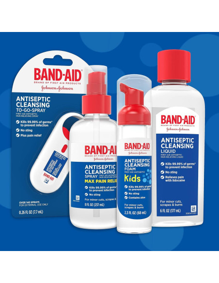 Espuma Limpiadora Antiséptica Band-Aid para Niños 68.1 ml