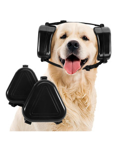 Orejeras para Perros Uaidie - Canceladoras de Ruido, Negro