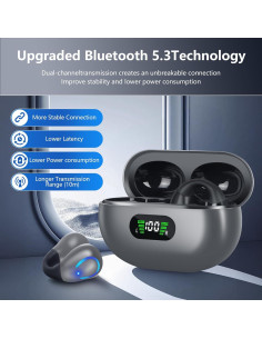 Auriculares Bluetooth 5.3 NUPLEA Q71 Inalámbricos Deportivos IPX7 2