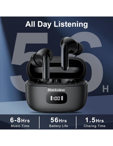 Auriculares Inalámbricos Blackview Airbuds 8 Bluetooth 5.3