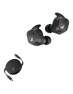 Cable Retráctil USB Tipo-C BoxWave 240W para Sennheiser