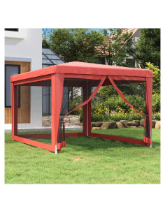 Carpa de Fiesta KCCLVER 3x4m con 4 Paredes Laterales de Malla