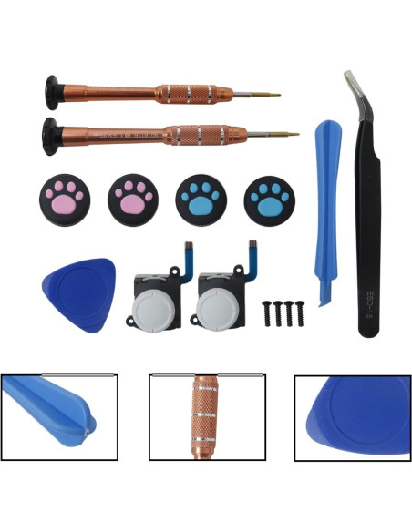 Kit de Herramientas de Reparación Joystick BSDLIET para Nintendo Switch