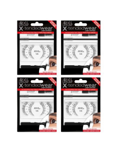 Pestañas Ardell X-tended Wear 105 - Kit 4 Paquetes Larga Duración