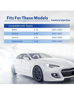 Boquillas Inyectores Combustible Gautory 4 Unidades Toyota 2
