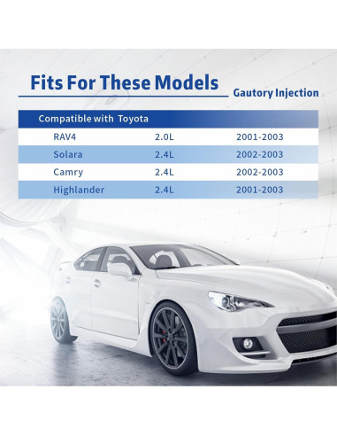 Boquillas Inyectores Combustible Gautory 4 Unidades Toyota