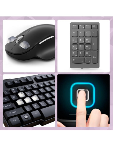 Etiquetas Elevadas para Teclado Isslly 80pcs Transparente