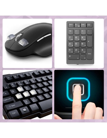 Etiquetas Elevadas para Teclado Isslly 80pcs Transparente