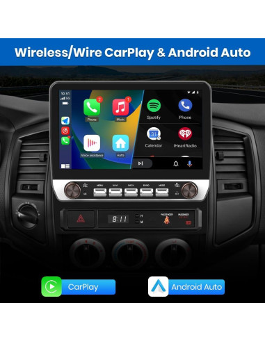 Estéreo Android 10" para Toyota Tacoma 2005-2015 - 2GB RAM, 64GB ROM