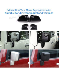 Juego de Cubiertas Espejo Retrovisor y Manijas Toyota FJ Cruiser 2