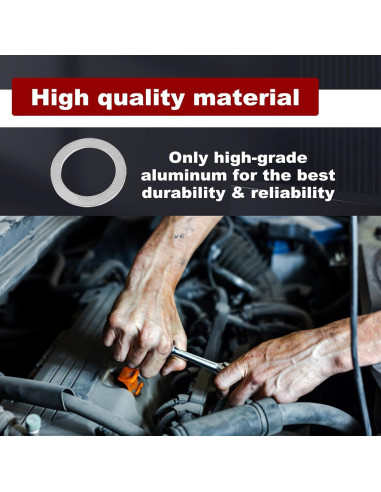 12 Piezas Junta de Sellado CmeRto para Drenaje de Aceite Honda/Acura