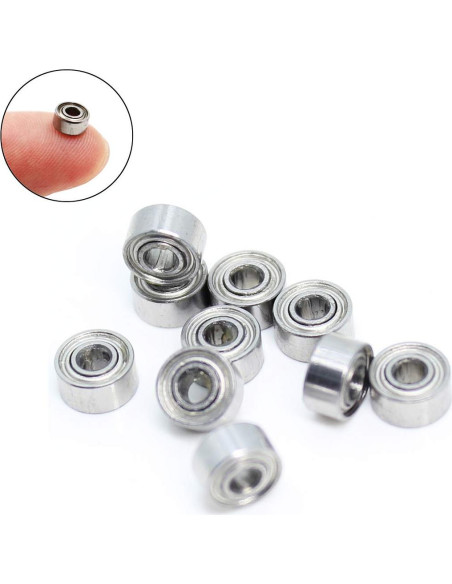 Rodamientos Donepart MR52ZZ 2x5x2.5mm Doble Sellado - 10 Piezas