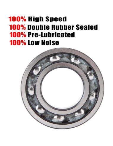 Rodamientos Donepart MR52ZZ 2x5x2.5mm Doble Sellado - 10 Piezas