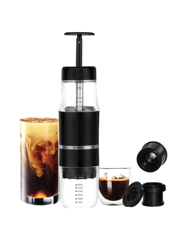 Máquina de Café Prensa Francesa Portátil PIQUEBAR GL-HCM210 60ml