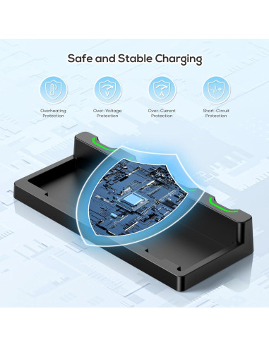 Base de Carga para Joy-Con Nintendo Switch Klipdasse - Carga Simultánea 6 Controladores