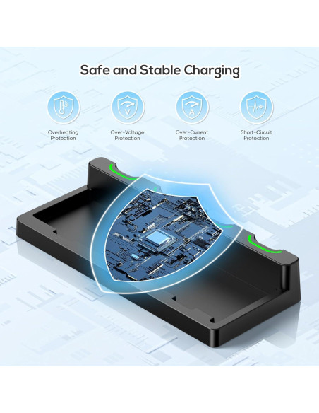 Base de Carga para Joy-Con Nintendo Switch Klipdasse - Carga Simultánea 6 Controladores